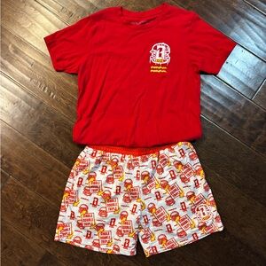 Baseball Lifestyle 101 YM single double triple shorts and shirt